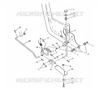 PEDALE ET FREIN DE PARKING ASSEMBLY 6x6 400L, SWEDISH S948740 and  NORWEG (4926812681004A)