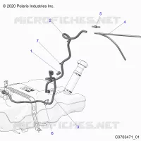SYSTÃˆME D'ALIMENTATION, FUEL LINES, STANDARD
