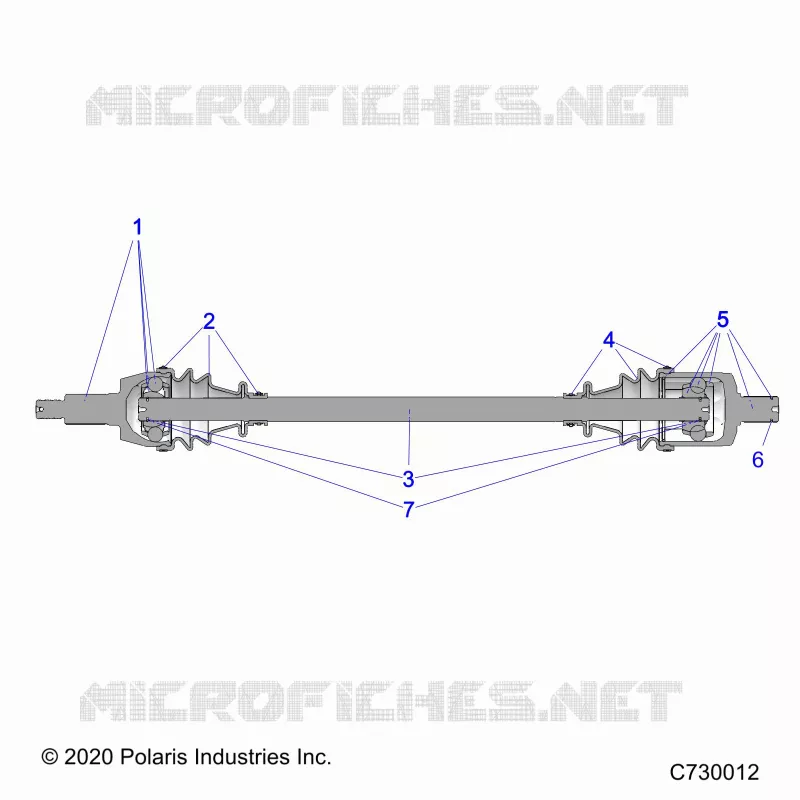 SYSTÃˆME DE TRANSMISSION, FRONT HALF SHAFT