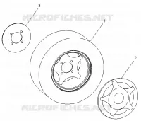 ROUES, OPTIONS, CHROME AND SILVER, 10 INCH