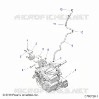 DRIVE TRAIN, MAIN SUPPORT PONT