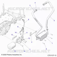 FILTRE A HUILE, OIL COOLER