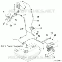 BODY, CARBURANT LINES, EVAP