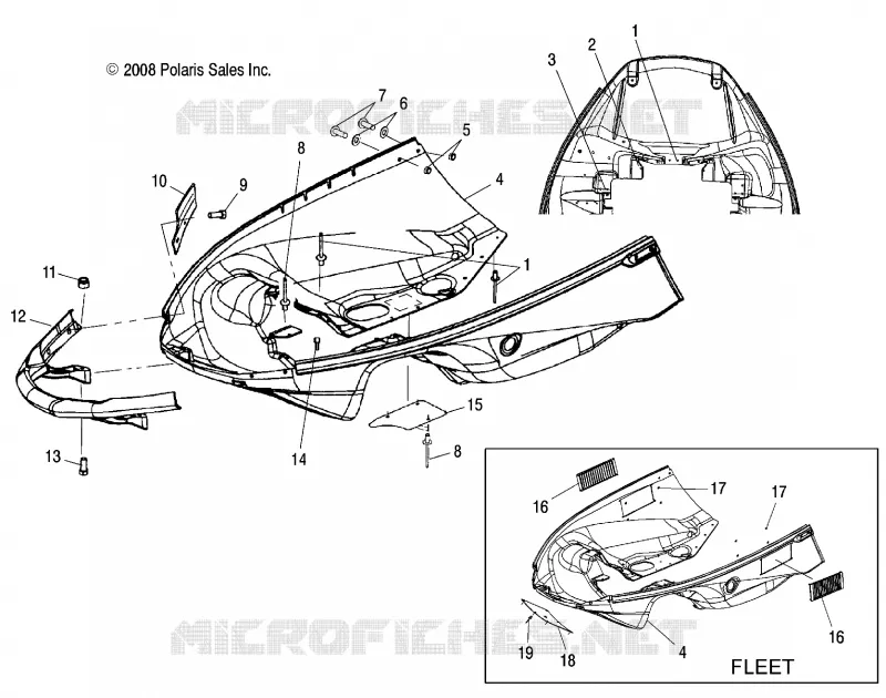 CARROSSERIE AVANT AND FRONT PARE CHOCS