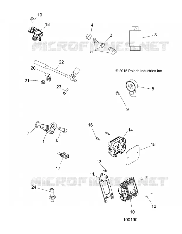 ELECTRICITE, SWITCHES, SENSORS AND ECM MODULES