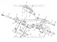 BRAS DE SUSPENSION AVANT (SKS) 700 SKS 0970566 AND EUROPEAN 700 SKS E970566 (4938573857B013)