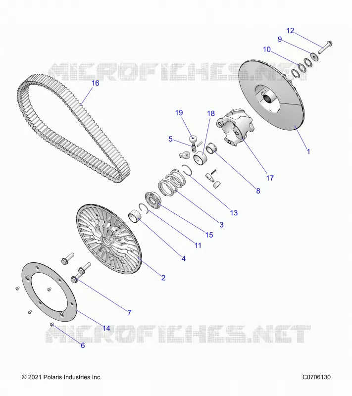 SYSTÃˆME DE TRANSMISSION, SECONDARY CLUTCH