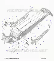 CHASSIS, PROTECTION D'EMBRAYAGE, FOOTRESTS, AND RUNNINGBOARDS
