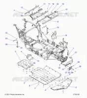CHASSIS, MAIN FRAME AND SKID PLATES