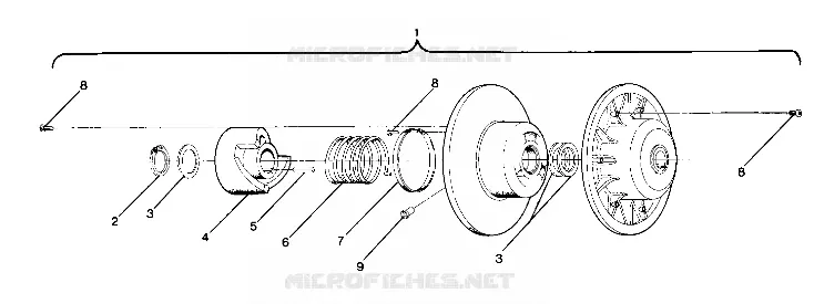 EMBRAYAGE DE TRANSMISSION TRAIL (4919281928020A)