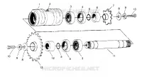 TENDEUR CENTRAL ASSEMBLY 6x6 400L W948740 (4926802680C002)