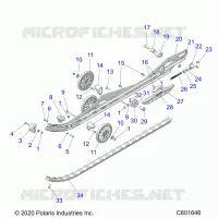SUSPENSION, RAIL BEAM LH/RH