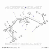 SUSPENSION, FRONT BARRE STABILISATRICE