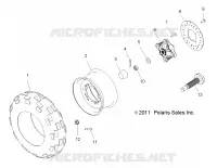 ROUES, FRONT TIRE and FREIN DISC