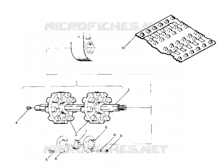 ARBRE DE TRANSMISSION  SUPERTRAK UPDATED LO/88 (4915871587030A)