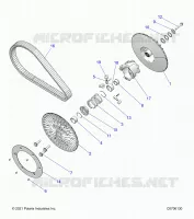 SYSTÃˆME DE TRANSMISSION, SECONDARY CLUTCH