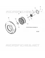 ROUES, FRONT TIRE AND BRAKE DISC