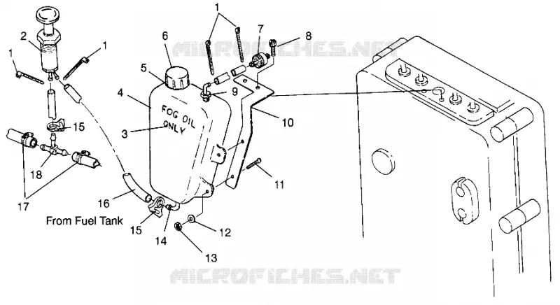 MOTEUR FOGGING SYSTEM Intl. SLT 780 I964588 (4935683568C010)