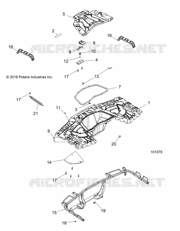 CARROSSERIE ARRIERE RACK