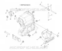 SYSTÈME DE TRANSMISSION, MAIN SUPPORT PONT