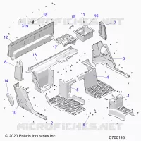 PLANCHER, REAR