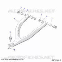 SUSPENSION AVANT CONTROL ARMS UPPER