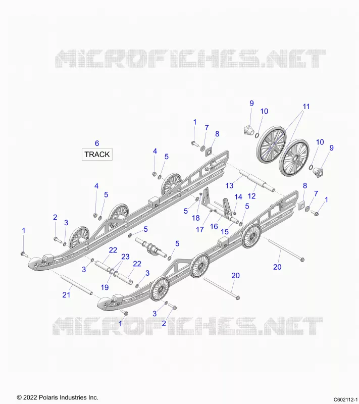 SUSPENSION ARRIERE AND TRACK