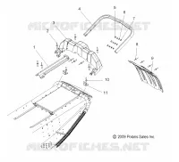 PARE CHOCS ARRIERE, SNOWFLAP, and FEU ARRIERE HOUSING