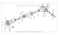 SYSTÈME DE TRANSMISSION, FRONT GEARCASE INTERNALS