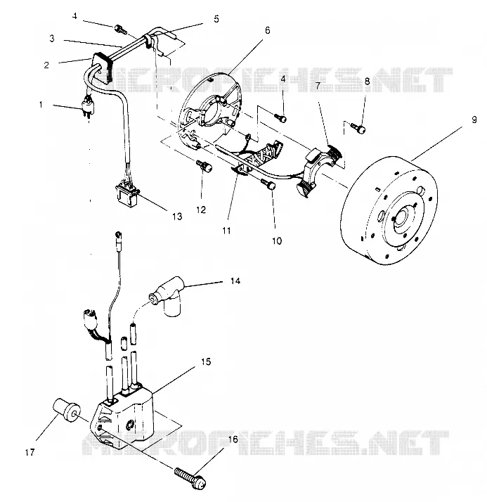 STATOR ASSEMBLY  440 XCR SP X951660 (4932833283D002)