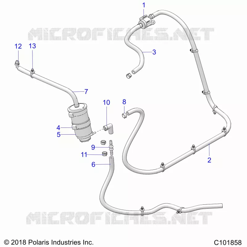RESERVOIR DE CARBURANT EVAP