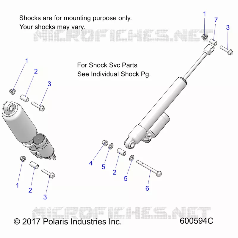 SUSPENSION ARRIERE SHOCKS MNTG.