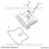 ENGINE, COUVERCLE SOUPAPE
