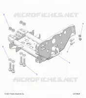 CHASSIS, MOUNTING, FRONT GEARCASE