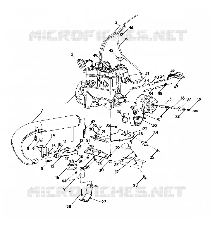 SUPPORT MOTEUR WideTrak (4921302130029A)