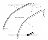 TOIT RAILS, 4 PASSENGER