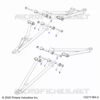 SUSPENSION AVANT A-ARM MOUNTING