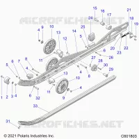 SUSPENSION, RAIL, LH/RH