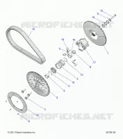 SYSTÃˆME DE TRANSMISSION, SECONDARY CLUTCH