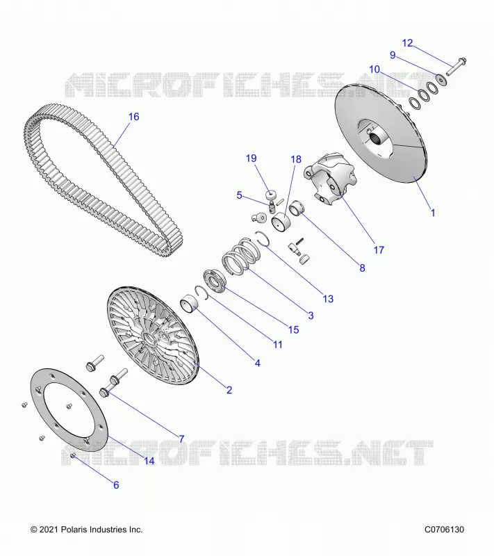SYSTÃˆME DE TRANSMISSION, SECONDARY CLUTCH