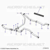 ENGINE, SYSTÃˆME DE REFROIDISSEMENT, HOSES