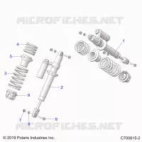 SUSPENSION, AMORTISSEUR AVANT MOUNTING