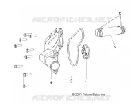 MOTEUR, WATERPUMP IMPELLER AND COVER