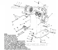 SUPPORT MOTEUR  TRAIL 0952761, TRAIL DELUXE 0952262,   and EUROPEAN TRAIL (4928862886C009)