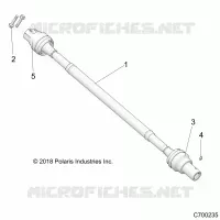 SYSTÃˆME DE TRANSMISSION, REAR PROP SHAFT