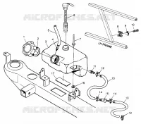 RESERVOIR D'HUILE Sport 400L W97BA38C and Trail Blazer W97BA25C (4940124012A014)