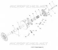 SYSTÈME DE TRANSMISSION, PRIMARY CLUTCH
