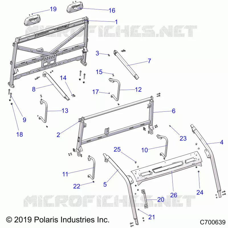 CHASSIS, CAB CADRE