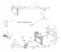 REGULATEUR, RELAYS, CAPTEURS and ECU