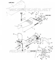 SIEGE ET RESERVOIR Storm 0950782, Storm SKS 0950582,  Euro Storm E9 (4929012901A008)